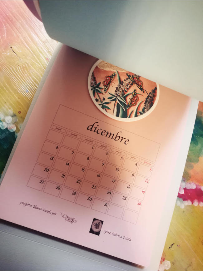 calendario 2021 Sabrina Paiola