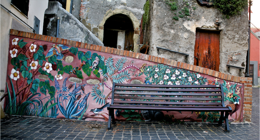 Murale Fiori e Animali Sabrina Paiola
